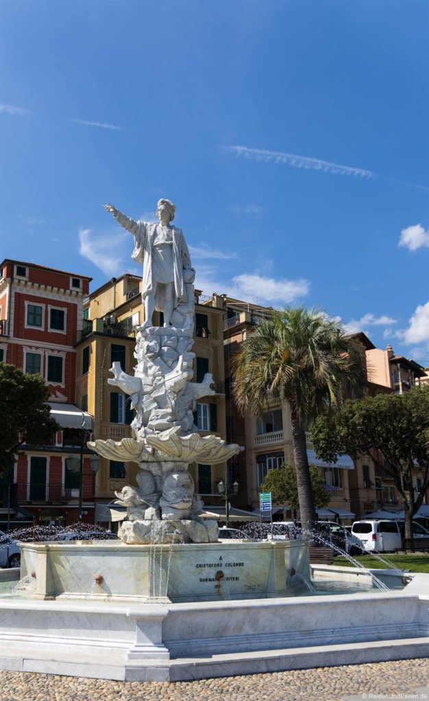 Statue von Christoph Kolumbus in Santa Margherita Ligure
