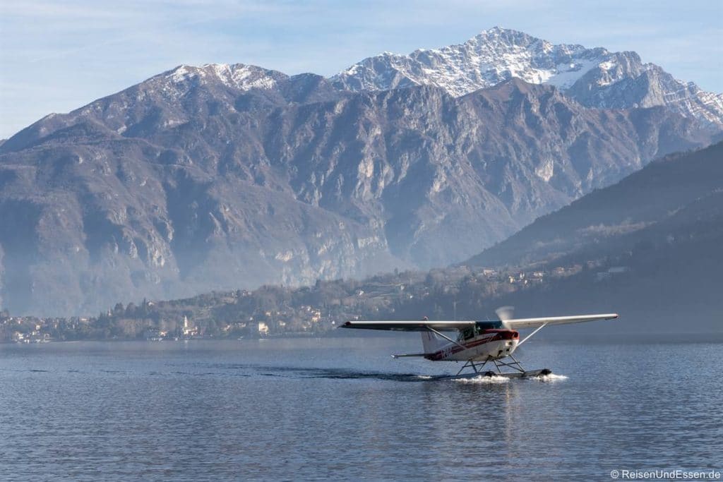 Wasserflugzeug am Comer See