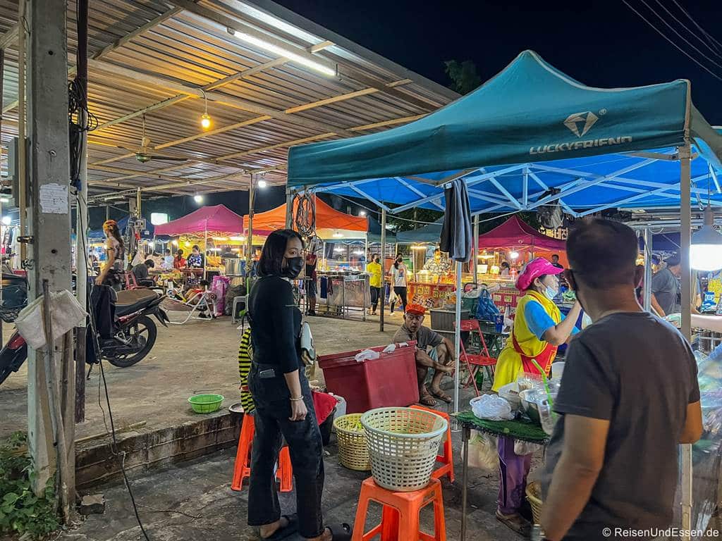 Nachtmarkt in Thailand