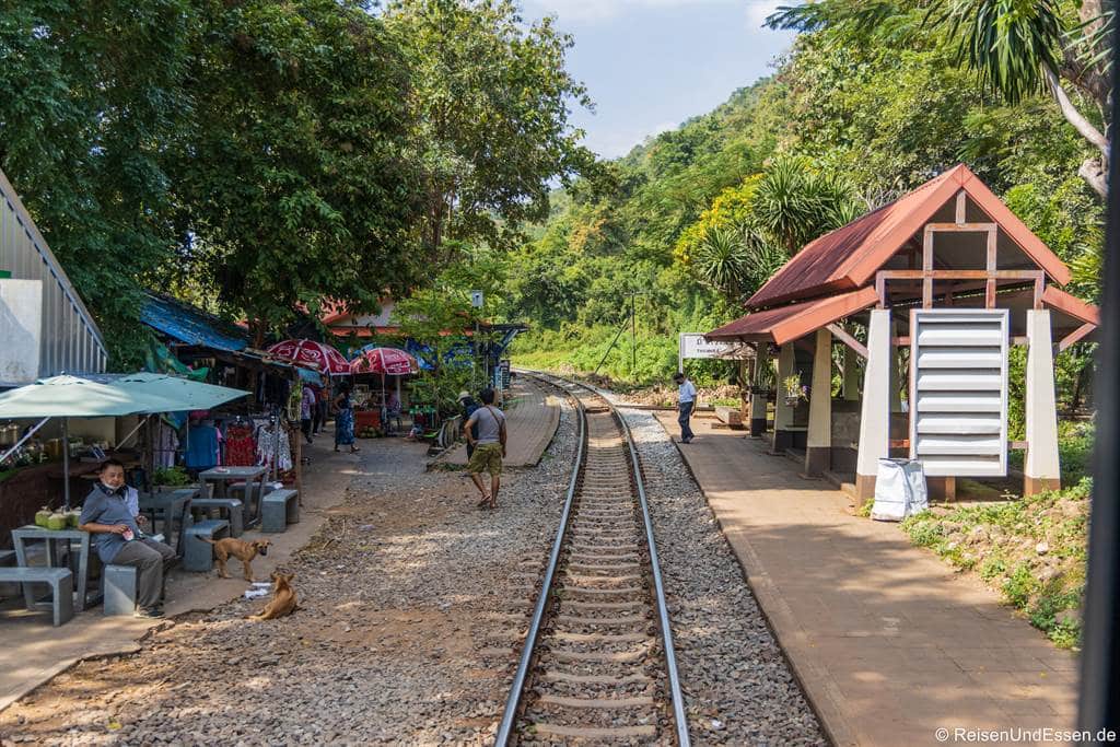Bahnstation Thamkra Sae am River Kwai