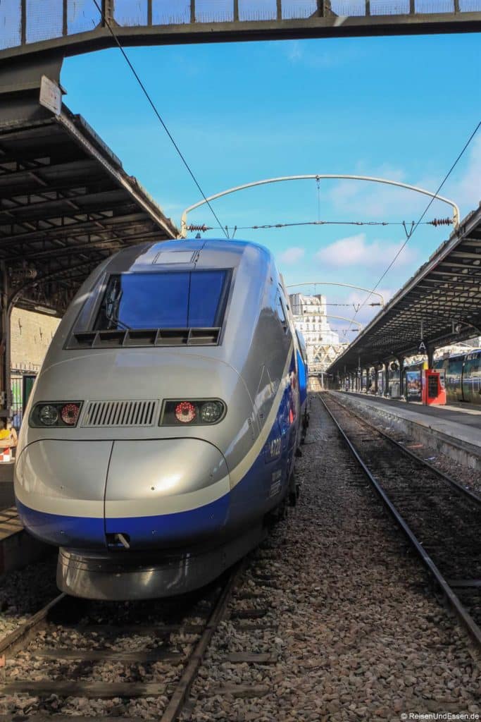 TGV im Gare de l'Est in Paris