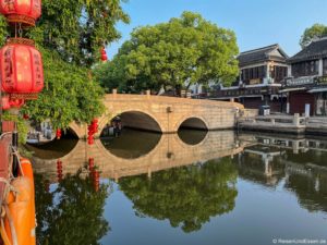 Brücke über den Kanal in Tongli